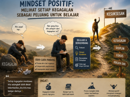 Mindset Positif: Melihat Setiap Kegagalan sebagai Peluang untuk Belajar