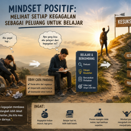 Mindset Positif: Melihat Setiap Kegagalan sebagai Peluang untuk Belajar